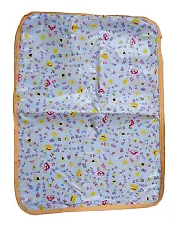 Mom's Darling Baby Bed Protector Waterproof Plastic Sheets, Urine Matress Protector Sheets, Baby Diaper Changing Sheet(0-12 Months)/AB Print/Pack of 2 Piece/(L-61 cm - W-46CM)/Multicolor-thumb4