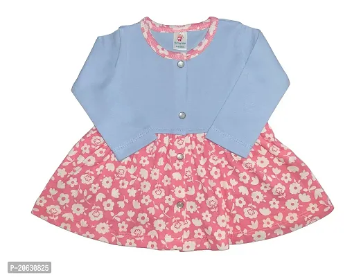 My Tiny Wear Cotton Frock for Infant/Baby Girl-thumb0