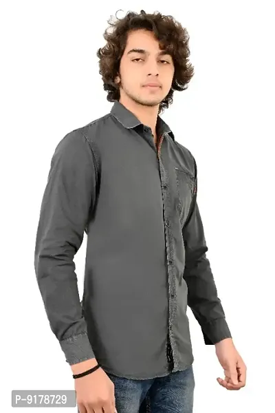 Trendy Stylish Cotton Long Sleeve Casual Shirt