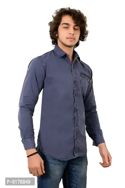 Trendy Stylish Cotton Long Sleeve Casual Shirt-thumb3