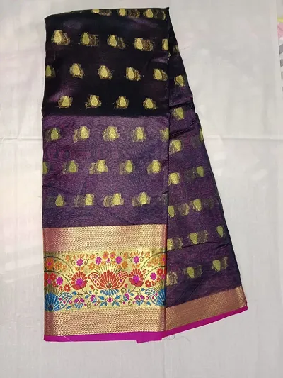 New In Art Silk Saree with Blouse piece