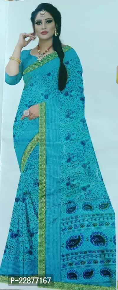 Stylish Women Art Silk Saree with Blouse Piece-thumb0