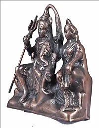 Jy Shiv Pariwar Gun Metal Copper Colour God Idol-thumb1