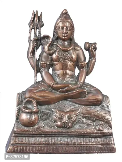 Jy Shankar Ji Shiva Gun Metal Copper Colour God Idol