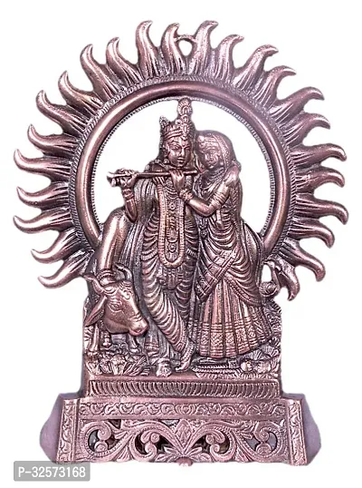 Radha Kishan Gun Metal God Idol By Jy