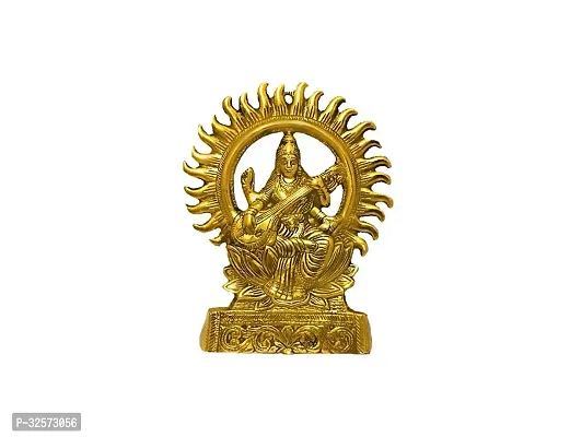 Jy Goddess Saraswati Idols Golden Color