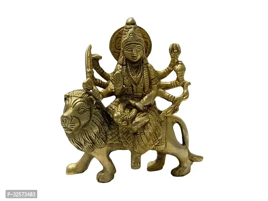 Goddess Durga God Idol Brass By Jy-thumb0