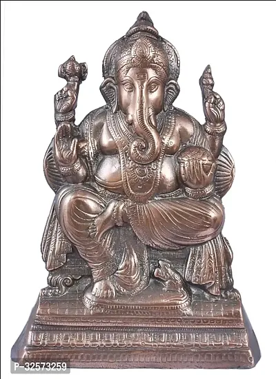 Jy Ganesh Gun Metal Copper Colour God Idol