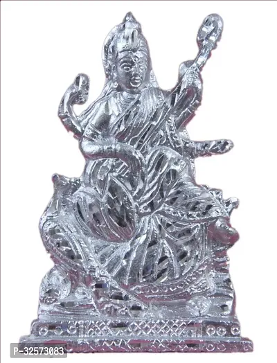 Jy Goddess Saraswati Siting On Hans God Idol-thumb0