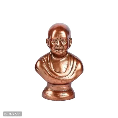 Mohan Das Karam Chandra Gandhi For Home Dcor In Gun Metal Copper Colour -17Cm