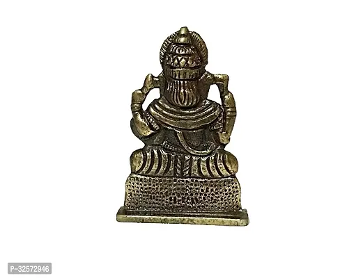 Jy Ganesh God Idol Made Of Ad Metal Silver Color-thumb3