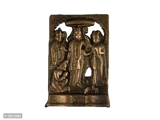 Jy Ram Darbar Gun Metal Copper Colour God Idol-thumb0