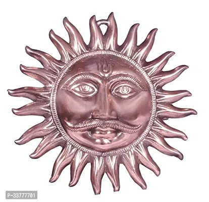 Sun Face Hanging Gun Metal Copper Colour God Idol