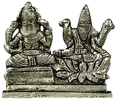 Jy Goddess Laxmi/Lakshmi And Lord Ganesh Panchdhatu God Idol-thumb1