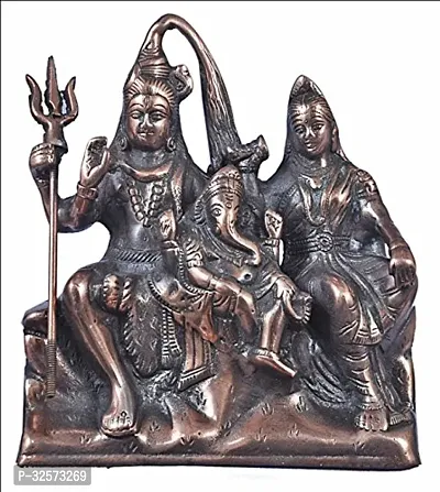 Jy Shiv Pariwar Gun Metal Copper Colour God Idol