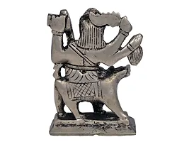 Jy Bhairav Baba Panchdhatu God Idol, Brass Lite Silver-thumb2