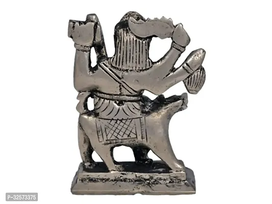 Jy Bhairav Baba Panchdhatu God Idol, Brass Lite Silver-thumb3