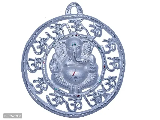 Jy Om Ganesh Round Hanging Idol