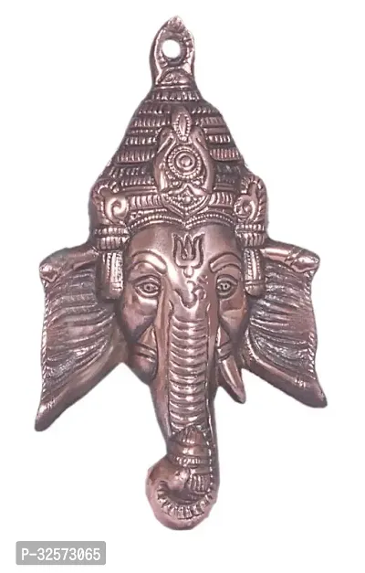 Jy Hanging Ganesh Face In Gunmetal Copper Colour God Idol