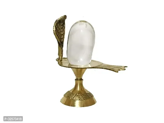 Shivling Sphatik With Brass Jalhari And Brass Tipai Lota And Brass Plate By Jy-thumb3