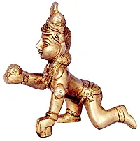 Jy Brass Idol Laddu Gopal (Yelllow)-thumb1