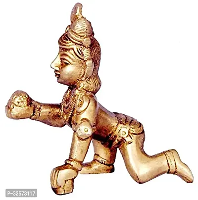 Jy Brass Idol Laddu Gopal (Yelllow)-thumb2