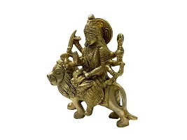 Goddess Durga God Idol Brass By Jy-thumb1