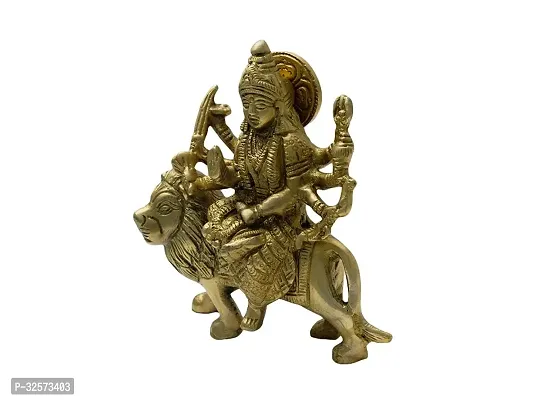 Goddess Durga God Idol Brass By Jy-thumb2