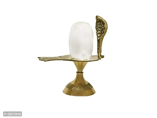 Shivling Sphatik With Brass Jalhari And Brass Tipai Lota And Brass Plate By Jy-thumb2