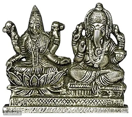 Jy Goddess Laxmi/Lakshmi And Lord Ganesh Panchdhatu God Idol