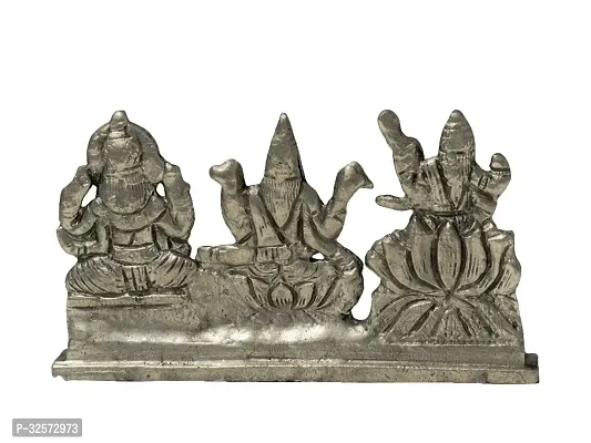 Jy Goddess Saraswati And Lakshmi And Lord Ganesh Panchdhatu-thumb3