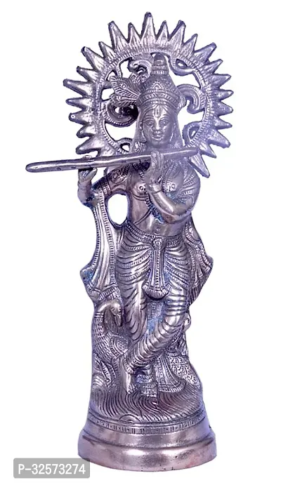 Jy Lord Krishna Gun Metal God Idol