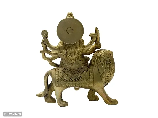 Goddess Durga God Idol Brass By Jy-thumb3