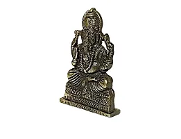 Jy Ganesh God Idol Made Of Ad Metal Silver Color-thumb1