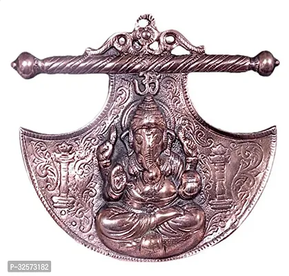 Jy Pankha Ganesh God Idol Gun Metal Hanging