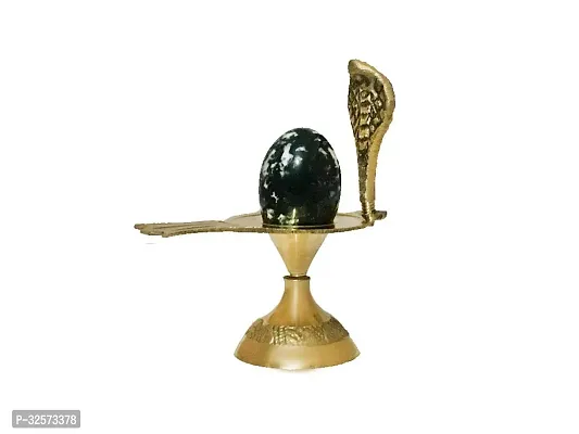 Shivling Om With Brass Jalhari And Brass Tipai Lota And Brass Trishul And Brass Plate-thumb2