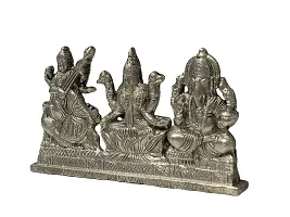 Jy Goddess Saraswati And Lakshmi And Lord Ganesh Panchdhatu-thumb1