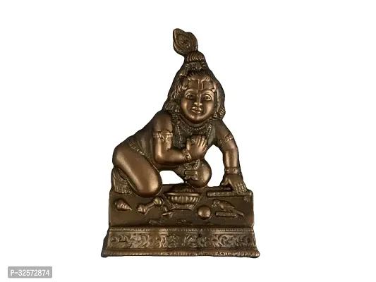 Jy Krishna (Laddu Gopal) Bal Krishna Gun Metal Copper Colour God Idol