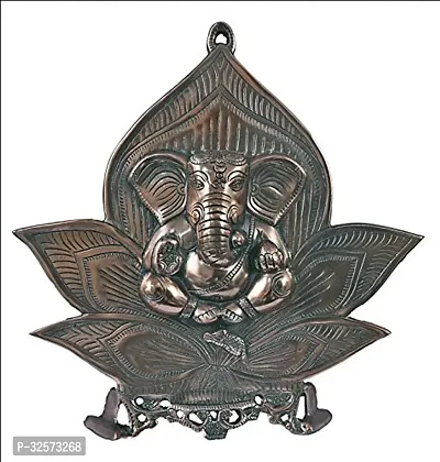 Jy Wall Hanging Ganesh Gun Metal Copper Colour God Idol