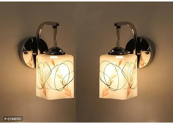 Glass Wall Hanging Lamp For Wall Decor- Pack Of 2-thumb0