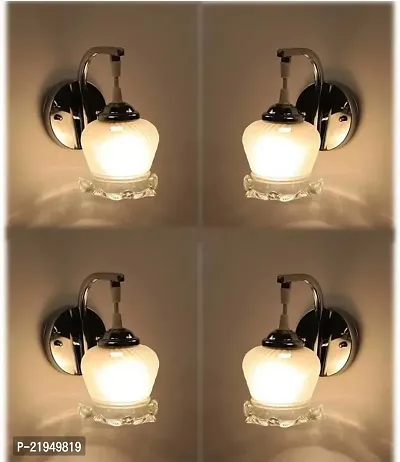 Glass Wall Hanging Lamp For Wall Decor- Pack Of 4