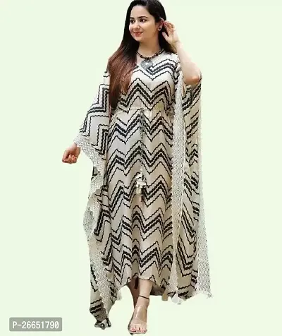 Fancy Rayon Kaftan Kurti For Women-thumb0