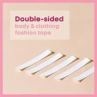 Fashion Tape Fabric Tape  Body Tape, Double sided fashion tape Spandex Peel and Stick Bra Petals-thumb4