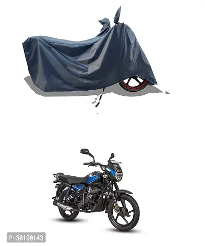 VESMEI -  Bike Cover Water-Resistant for Bajaj CT110X and Dust-Proof Premium Polyester Fabric_Entire Nevy Large