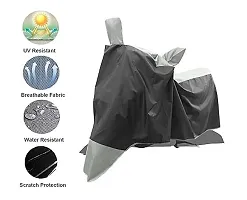 Water Resistant and Dust Proof Polyester Bike Cover for TVS XL100-thumb3