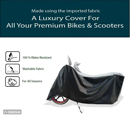 Premium Polyester Waterproof Bike Cover for Hero super Splendor XTEC-thumb2