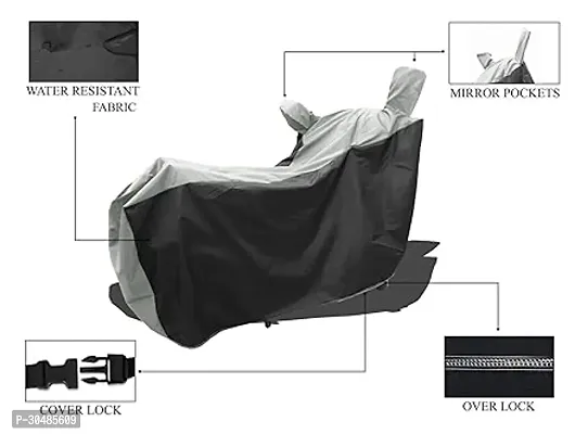 Water Resistant and Dust Proof Polyester Bike Cover for TVS IQUBE-thumb2