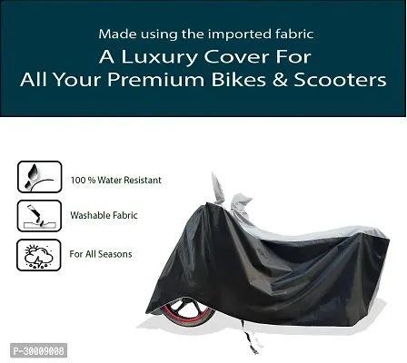 Premium Polyester Waterproof Bike Cover for Bajaj CT125X-thumb2