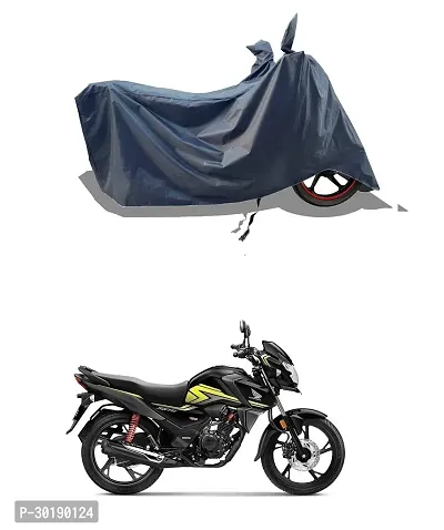 VESMEI -  Bike Cover Water-Resistant for Honda Unicorn 160 and Dust-Proof Premium Polyester Fabric_Entire Nevy Large