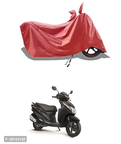 VESMEI -  Water-Resistant  Bike Cover for Honda Dio 125 and Dust-Proof Premium Polyester Fabric_Entire Maroon Large